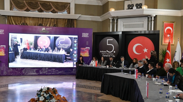 Ankara Kent Konseyi E-Genel Kurulu yapıldı;  100. Yılda 109 tavsiye kararı !